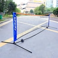 thumbnail image 3 of Thinsony Filet de Volleyball Bleu à Grand Application Robuste pour Entraînement Sportif Tennis Filet Polyvalent Filet de Tennis comme Montré 1 Ensemble, 3 of 6