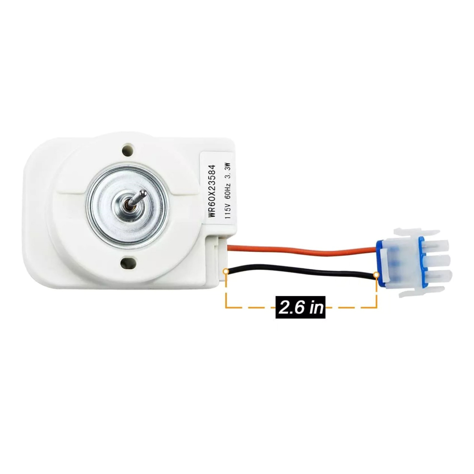 WR60X23584 Replacement Evaporator Fan Motor for GE for Hotpoint Refrigerator Part TAPDRA Spare Part