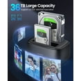 thumbnail image 4 of ORICO 2 Bay Hard Drive Docking Station USB3.0 Type-B to SATA Dual HDD Docking Station，up to 2*18TB, 4 of 10
