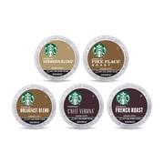 Starbucks K-Cup Coffee Pods—Starbucks Blonde, Medium & Dark Roast Coffee—Variety Pack—100% Arabica—1 box (40 pods total)