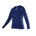 thumbnail image 2 of Alleson Athletic B45485673 Girls Dig Long Sleeve Volleyball Jersey, Purple - Small, 2 of 7