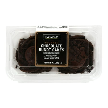 cakes bundt chocolate marketside walmart gourmet count oz