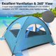 thumbnail image 5 of Carpa de playa WhiteFang, parasol portátil para 6 personas, UV50+, 5 of 7