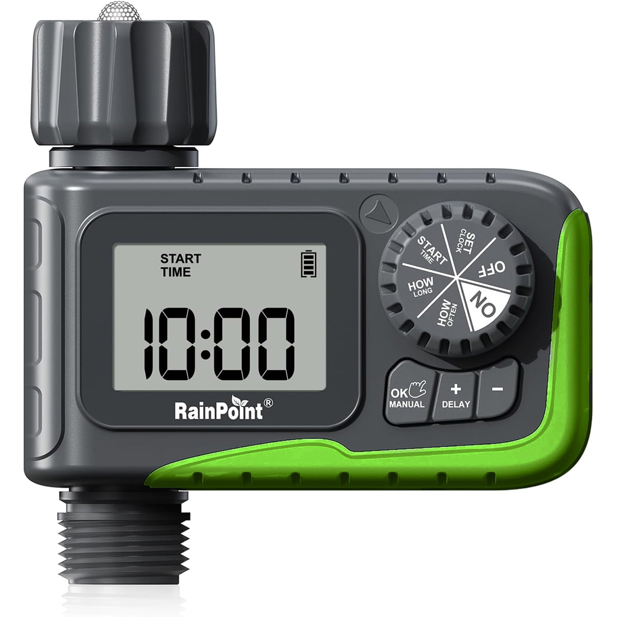 RainPoint Programmable Sprinkler Timer, 1 Outlet Digital Irrigation for Yard Lawn Garden