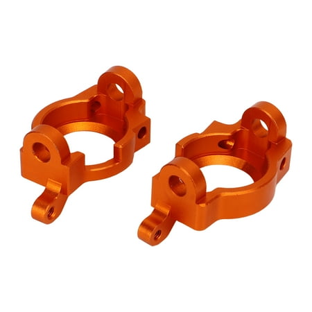 

Caster Blocks C Hub 2 PCS Simple Installation Aluminium Caster Blocks Decorative Vivid Stable Running For 1/10 Off Road Vehicle Orange