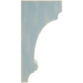 thumbnail image 2 of Ekena Millwork 5 1/2"W x 7"D x 14"H Diane Recessed Wood Vintage Decor Corbel, Driftwood Blue, 2 of 6