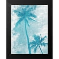 thumbnail image 2 of Orlov, Irena 15x18 Black Modern Framed Museum Art Print Titled - Blue Palm Trees, 2 of 5