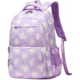 thumbnail image 2 of 3 Piece Daisy Print Backpack Insulated Lunch Box Pencil Pouch Set Waterproof Oxford Travel Daypack, 2 of 7