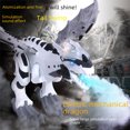 thumbnail image 1 of Juguete de dinosaurio eléctrico con pulverizador mecánico, simulación de animal, gran robot tiranosaurio rex que camina con control remoto, juguete para niño, 1 of 5