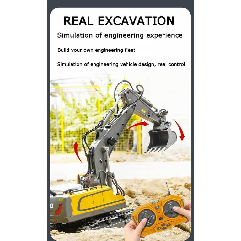 Mudsterz Excavator, Rc Construction Vehicles, Mudsterz Trucks