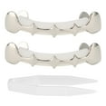 thumbnail image 2 of Hip Hop False Tooth Set,  Festival Tooth Decoration Accessory, Fits Most Sizes, Durable Brass Base, Easy To Wear, 2 of 8