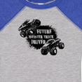 thumbnail image 4 of Inktastic Future Monster Truck Driver Boys or Girls Baby Bodysuit, 4 of 5
