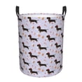 thumbnail image 6 of Lsque Dachshund Dog pattern Laundry Hamper Basket, Tall Woven Rope Hamper Basket for Clothes, Lightweight Storage Basket, Collapsible Waterproof-Small, 6 of 8