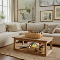 thumbnail image 3 of Casafield (Set of 3) Water Hyacinth Oval Storage Baskets with Wooden Handles - Small, Medium, and Large Woven Nesting Baskets, 3 of 7