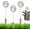 3 Iridescent Balls, variant on Non-Clogging Iridescent 2 Pack Ball Plant Watering Globes with Terracotta Spikes, Hand Blown Glass Self Watering Planter Insert Plant Watering Devices Bulbs for Indoor and Outdoor Plants