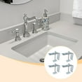 thumbnail image 1 of 4 clips de fijación para lavabo de piedra bajo encimera, accesorios para encimera de baño, resistentes, multifuncionales, 6 orificios, 72T, anticaídas, 1 of 10