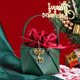 thumbnail image 1 of Bolsa con Asa de Caramelo Roja y Verde para Árbol de Navidad, Decoración del Hogar, Escritorio, Bolsa de Regalo de Año, 1 of 5