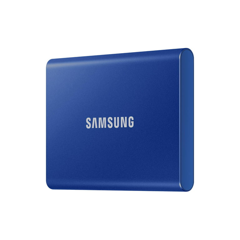 SAMSUNG T7 Portable SSD 1TB Indigo Blue, Up-to 1,050MB/s, USB 3.2 Gen2  (MU-PC1T0H/AM)