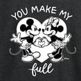 thumbnail image 3 of Disney - Mickey & Friends - Minnie & Mickey - You Make My Heart Full - Women's Lightweight French Terry Long Sleeve Shirt, 3 of 5