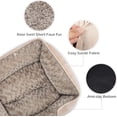 thumbnail image 4 of Cama para perros INVENHO, rectangular, lavable, ortopédica L (76 x 61 x 23) cm, 4 of 6