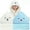 Dog & Bear, variant on 2 Pack Hooded Baby Towels - Premium Ultra Soft Organic Baby Bath Towel – Absorbent and Hypoallergenic Towels for Baby Boy Girl, Toddler, Newborn Essentials