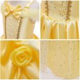 thumbnail image 4 of Girls Belle Princess Fancy Dress Halloween Christmas Birthday Costume, 4 of 7