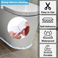 thumbnail image 3 of Uxcell 2 Roll Caulk Tape Self Adhesive Toilet Caulking Sealant Strip Marble 1.4"x16.4', 3 of 5