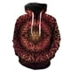 thumbnail image 1 of Sudadera con capucha y cremallera de mandala para hombre, estilo urbano, unisex, estilo Harajuku, de manga larga, con capucha, con estampado 3D, a la moda, de gran tamaño., 1 of 6