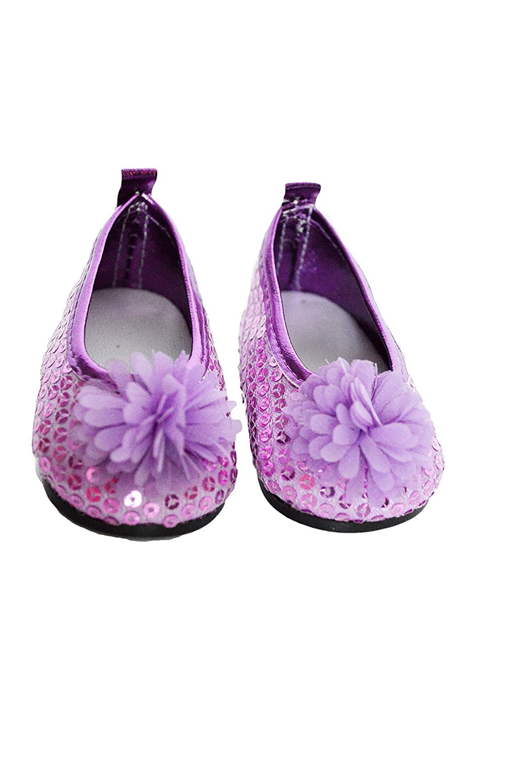 Lavender Flower Sequin Shoes 