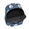 thumbnail image 5 of ALAZA Sport Baseball Star Stipes School Backpack Small Bookbag Mini Bags, 5 of 6