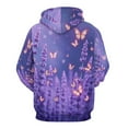 thumbnail image 4 of Lavender Hoodies Oversized Hoodie Women Long Sleeve Casual Sweatshirts, 4 of 5