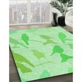 thumbnail image 3 of Ahgly Company Machine Washable Indoor Square Transitional Pastel Green Area Rugs, 6' Square, 3 of 7