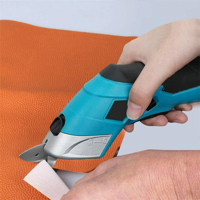 Cordless Electric Scissors Cardboard Cutter Rechargeable Electric Fabric  Scissors Cutter With Blades For Leather Carboard Carpet - AliExpress