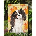 thumbnail image 3 of Tricolor Cavalier Spaniel Fall Garden Flag, 3 of 5