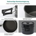 thumbnail image 3 of Soidarity Kit de utensilios de cocina para acampar para 2-3 personas Juego de cocina para acampar al aire libre para mochileros Senderismo Picnic Pesca Accesorios de cámara y óptica Soidarity OD013307-00, 3 of 6
