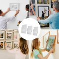 thumbnail image 7 of 6Pairs Z Clips French Cleat Picture Hanger Aluminum French Cleat Hanger Picture Hangers Wall Mounting Mirror Hanging, 7 of 7