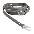 thumbnail image 2 of Correa de cuero para bolso, correa para bolso, correa para bolso de hombro, longitud ajustable para maletín Gris, 2 of 9