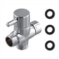 thumbnail image 1 of Válvula Desviadora de Brazo de Ducha de Metal y Latón, Separador de Agua de 3 Vías, Adaptador en T de Ducha de 20mm para Cabezal de Ducha de Mano, 1 of 5