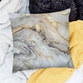thumbnail image 2 of BANET  Decorative Pillow Covers, Granite Marble Abstract Texture Throw Pillow Cases Cushion Covers Home Decorative, Soft Short Plush Square Cushion Covers for Sofa Couch Bed. 20"x20" 22x22in, 2 of 5