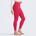 thumbnail image 7 of Dwellite Plus Size Leggings for Women - High Waisted Tummy Control Soft Pockets Yoga Pants Compression Workout Running Leggings Hot Pink XL, 7 of 7
