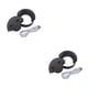 thumbnail image 3 of Seitruly Puerto de carga USB con ojal para escritorio, divisor de concentrador para ordenador portátil, adaptador de viaje portátil de plástico, 6cm 2piezas, 3 of 6