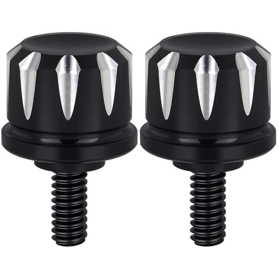 LABSERRON Rear Seat Mount Bolt Black Durable Quick-Release for Motorcycle Use