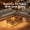 Brown, variant on Vornel 42" Propane Fire Pit Table with LED Light - 50,000 BTU with Wind Guard (Light Brown/Deer Cutout)