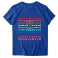 thumbnail image 1 of Birdeem T-Shirt Mode Femme Imprimé Col Rond Manches Courtes Blouse Ample, 1 of 1