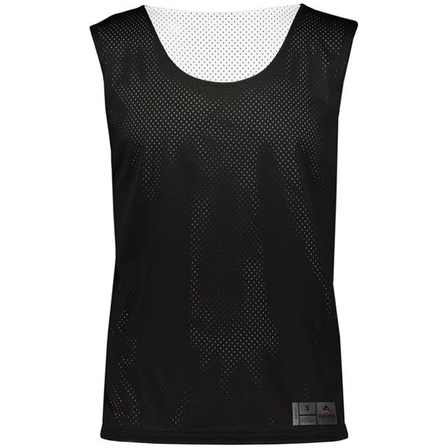 ASI 9718.420.XS Camisole Pinnie Réversible en Maille pour Jeunes, Noir et Blanc - Très Petit