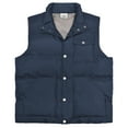 thumbnail image 1 of Victory Outfitters Men's Snap Front Puffer Vest w/ Check Lining - Navy - M, 1 of 2