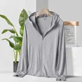 thumbnail image 3 of Abrigos de piel a prueba de rayos UV para hombre, ropa transpirable, ligera y fina, con protección solar, chaquetas informales de talla grande, UPF 50+ de verano, 3 of 5