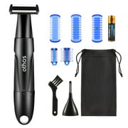 Othos Multi-Functional Electric Grooming Razor Kit for Men Body Trimmer, Nose, ear, eyebrow trimmer with precision combs Wet and Dry Use, Waterproof, AA Battery Operated (Included)