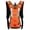 Orange, variant on Lightweight Foldable Backpack - Portable Polyester-Cotton Blend Travel Daypack for Hiking, Camping, and Sports - Water Resistant Outdoor Bag (Orange)