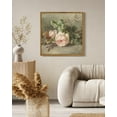 thumbnail image 5 of Drsoum Vintage Floral Wall Art 16x16in Natural Framed Classic Retro Flower Wall Prints Modern Farmhouse Kitchen Bathroom Office Decor, 5 of 5